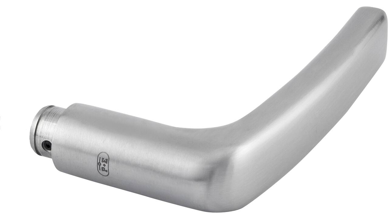 Deurkruk blokmodel RVS 122x63mm gatdeel voor 9mm krukstift