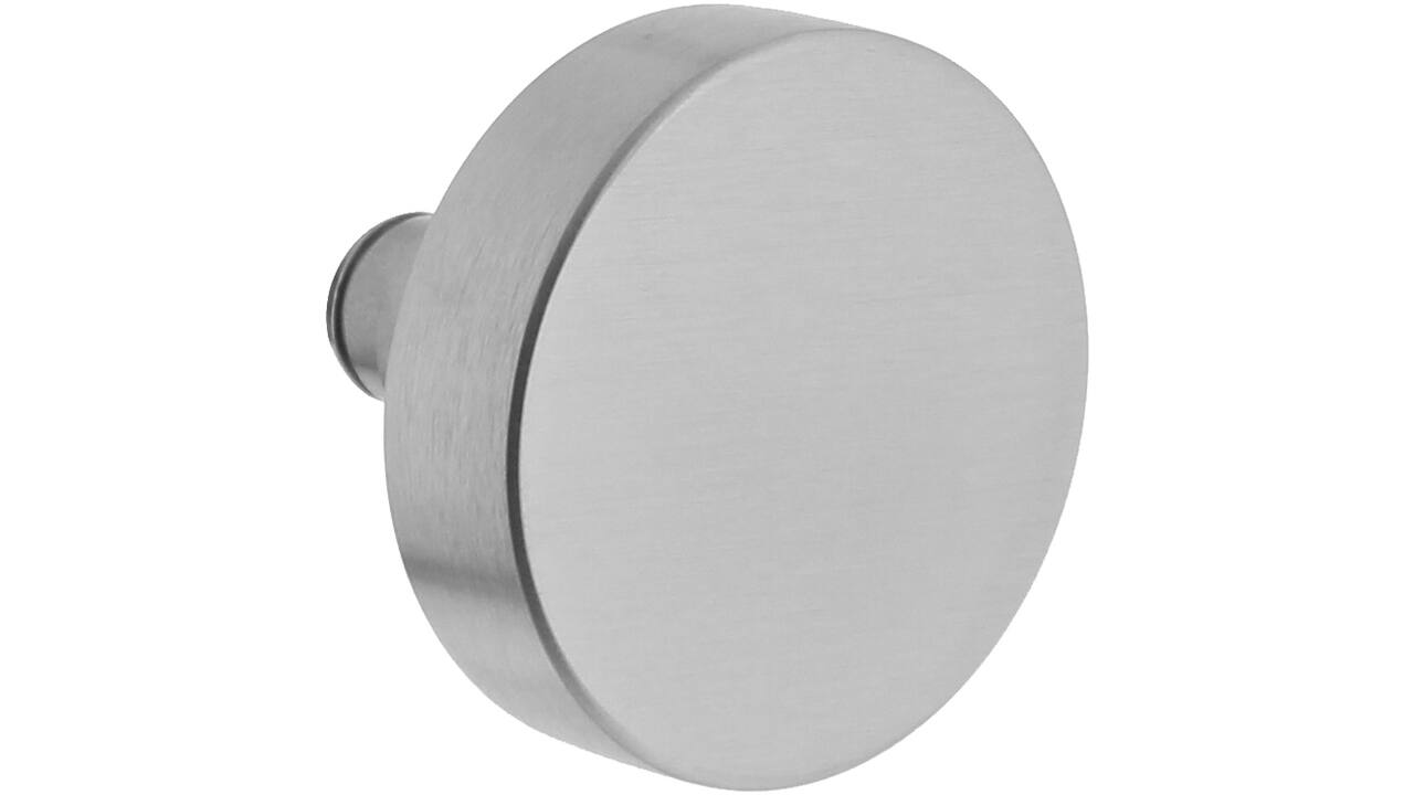 Knopkruk RVS ø60mm gatdeel voor 8mm krukstift