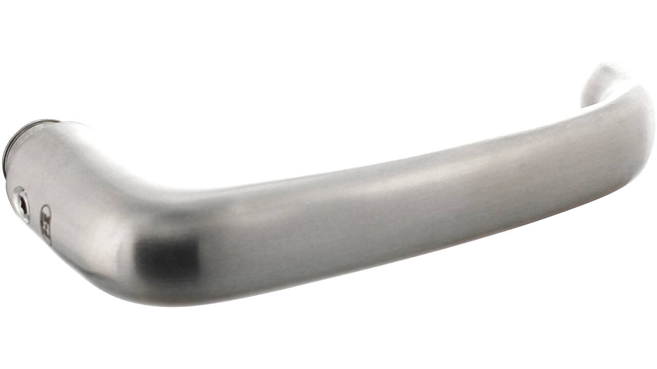 Deurkruk gatdeel 8mm afm: 126x49mm, Ø 22 mm.