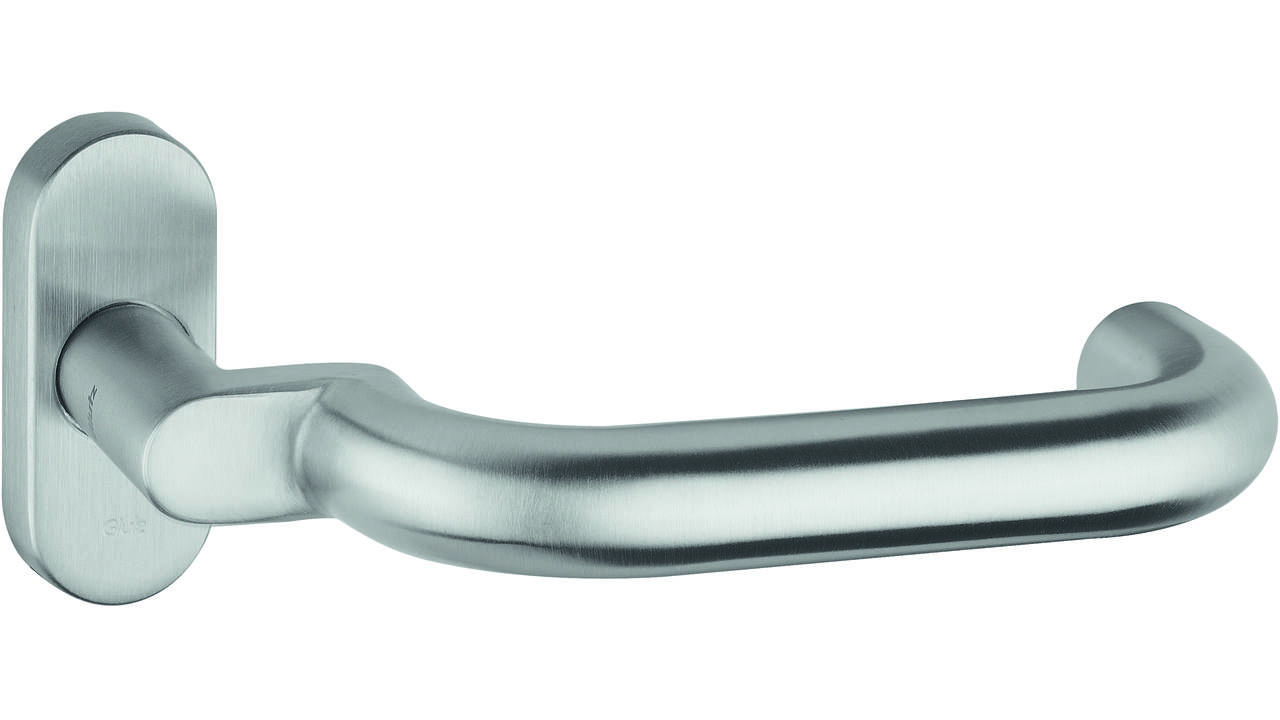 Deurkruk verkropt U-mod gatdeel 8mm