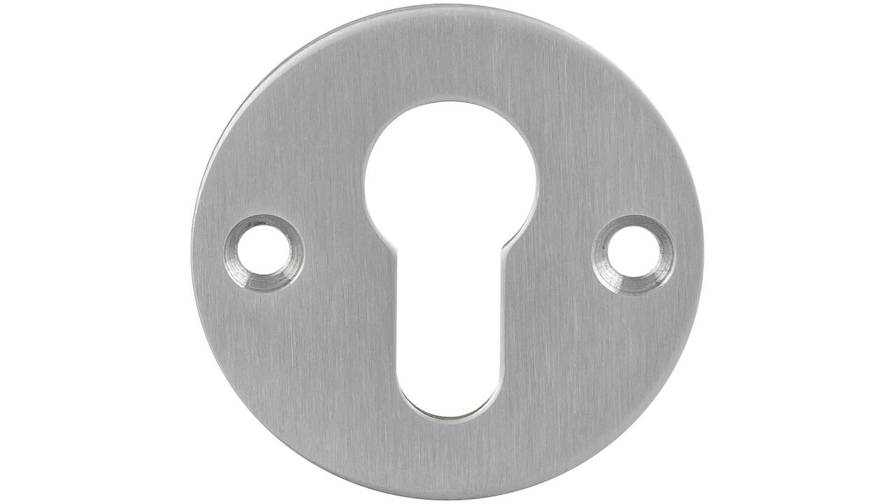 Rozet PC Ø55x2mm met 2 schroefgaten voor M4 h.o.h. 38mm