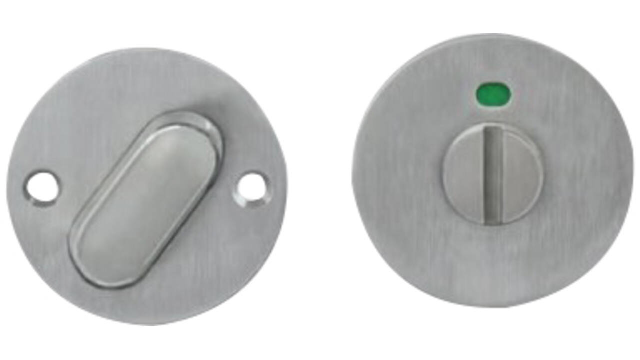 Rozetten vrij en bezet Ø55x2mm met 8mm stift