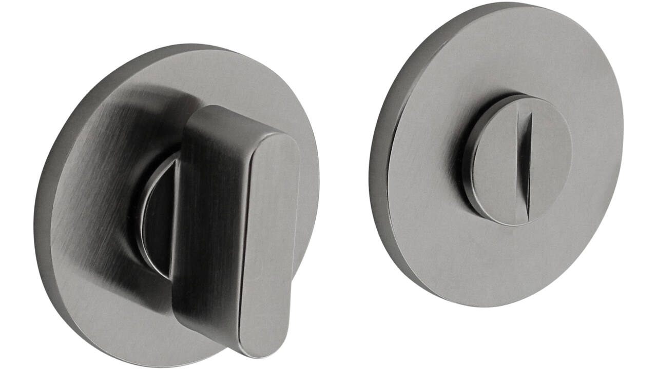 Olivari wc-sluiting Link 6mm stift, rond 51x5mm RVS mat titaan PVD