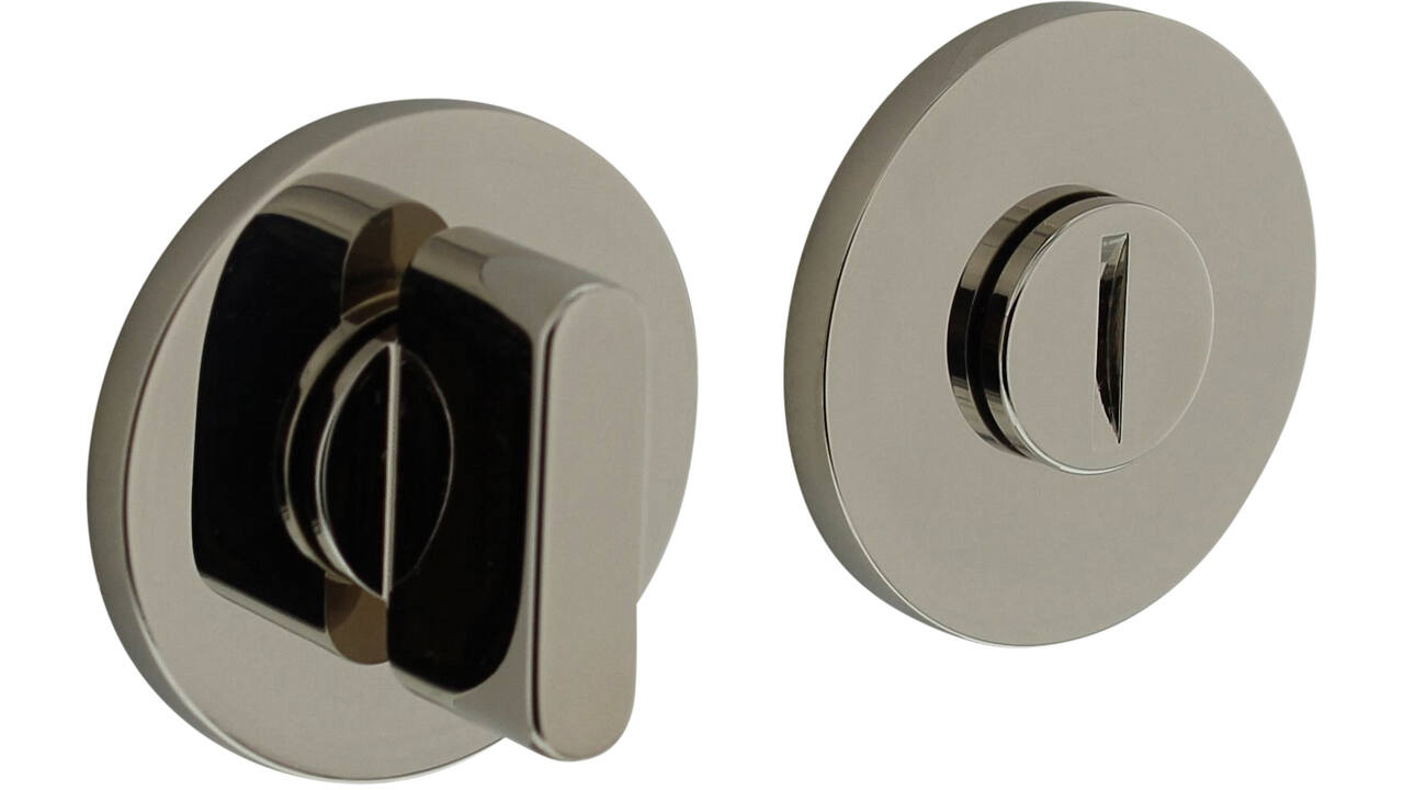 Olivari wc-sluiting Link 6mm stift, rond 51x5mm Nikkel titaan PVD