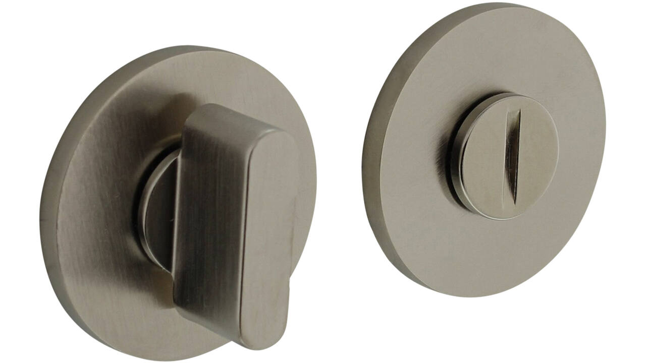 Olivari wc-sluiting Link 6mm stift, rond 51x5mm Nikkel mat titaan PVD