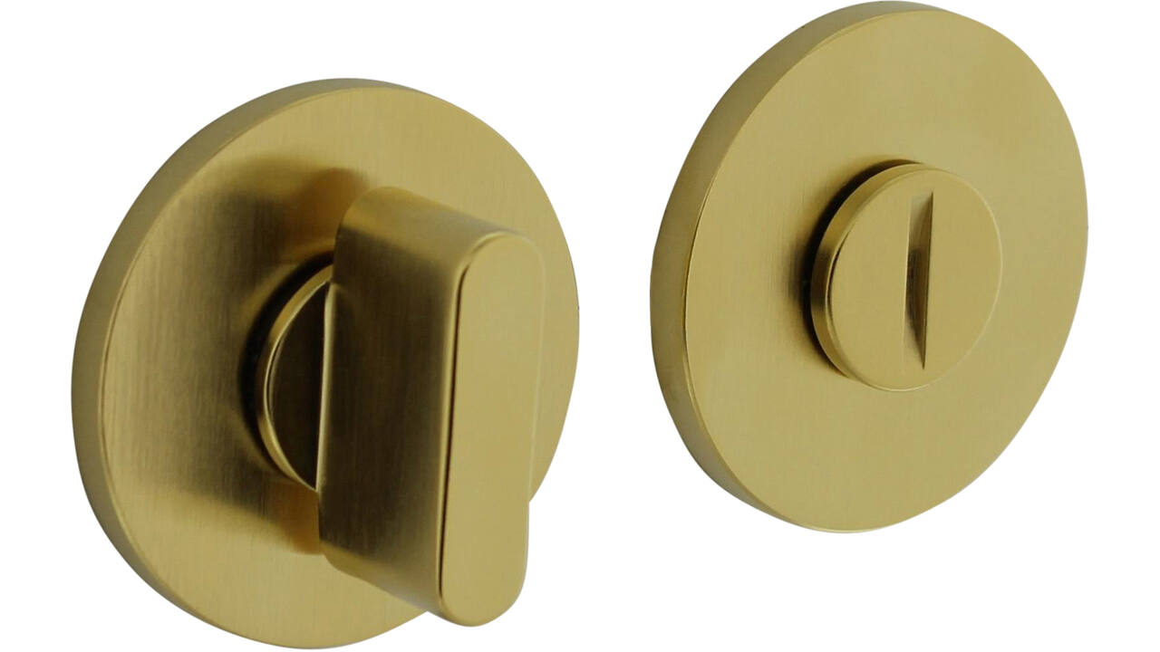 Olivari wc-sluiting Link 6mm stift, rond 51x5mm Messing mat titaan PVD