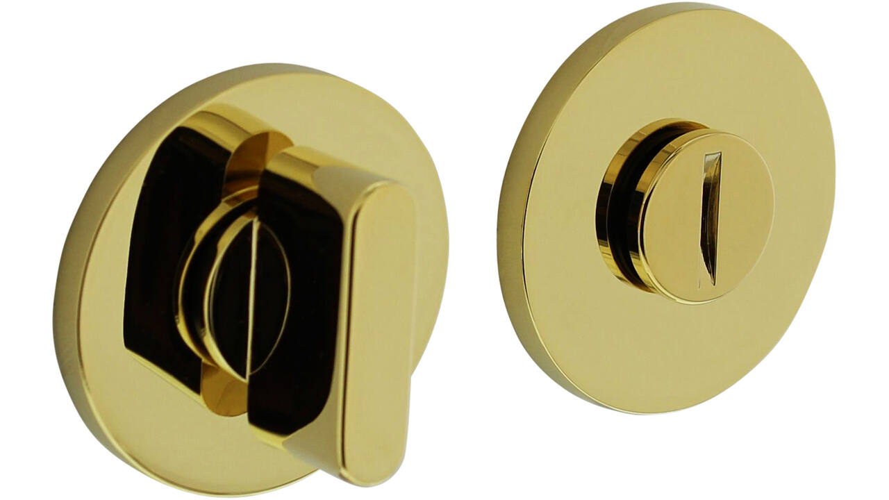 Olivari wc-sluiting Link 6mm stift, rond 51x5mm Messing titaan PVD