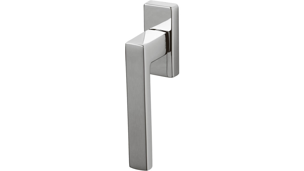 Olivari raamkruk Planet Q + rechthoekig rozet 71x32x5mm, stift 7x42mm Chroom