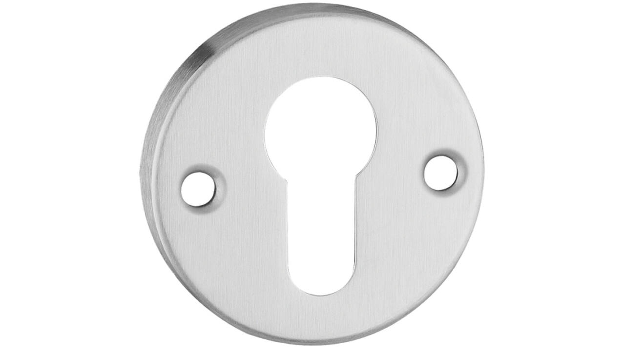 Cilinder PC 17mm rozet Ø 53x8mm met zichtbare bevestiging h.o.h. 38mm  5381.3