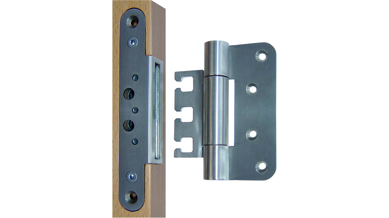 Twinl.projectscharnier 3D nastel/hout SX pocket 100mm, 40mm bled, 20mm_