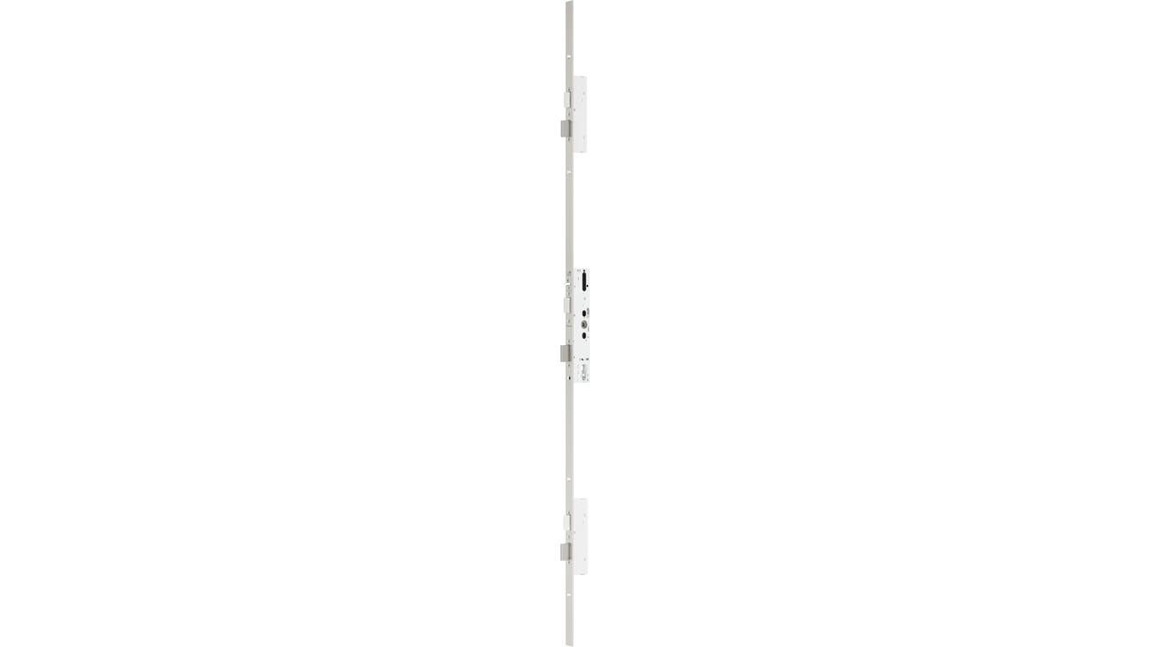 Freeway Lock-6 pnts. Paniek E+ standaard 3 kantelschoten+3 nachtschoten PC92 mechanisch vlakke voorplaat 24x1950mm din Rechts