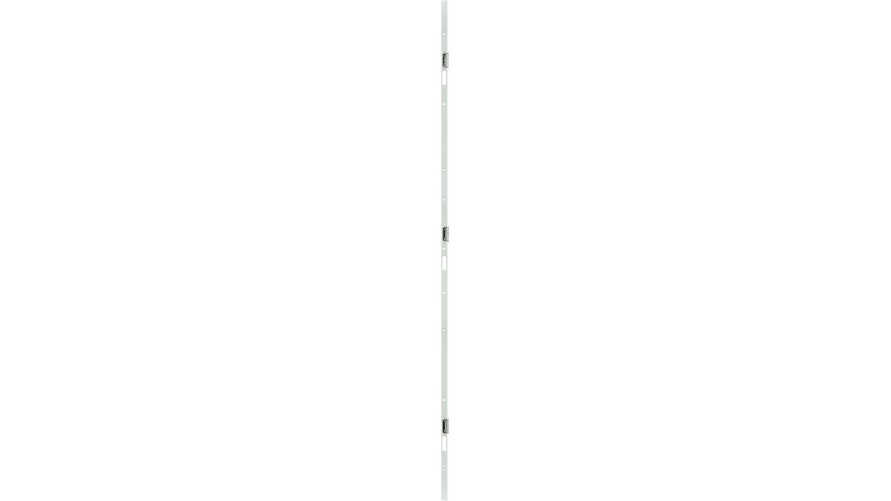 Sluitlijst nastelbaar RVS vlak  24 x 1950mm  tbv.6-pnts. Freewaylock z/ lip ls / rs