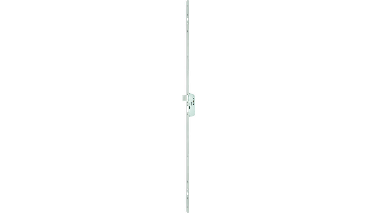 Zelfvergrendelende tegenkastespagnolet Din LS doornmaat 70mm voor dubbele paniekdeuren voorzien van 9mm tuimelaar voorpl.RVS 20x1788x3mm. Certificering EN 179-1125 en EN 1634-1 tot 3.Wordt geleverd ZONDER benodigde accessoires: Ronde stang SL-3724, ronde buis SL-3725, geleider SL-3726, vloerplaat/kom SL-3727, sluitplaat boven SL-3728 of vlakke boven sluitplaat SL-3729 en de automatisch vergrendelende bovensluiting SL-3730.