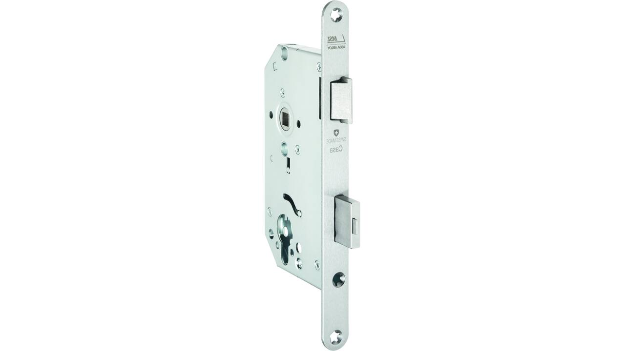 Paniekslot PC78, doornmaat 60mm functie E met wissel voorzien van een 9mm tuimelaar en een roestvast stalen voorplaat 20x235mm Din RS. Toepassing  bij een dubbele vol paniekdeur volgens EN179-1125, EN 1634-1 tot 3, inbraakwerend tot klasse RC2 in geschikte deursystemen haalbaar.