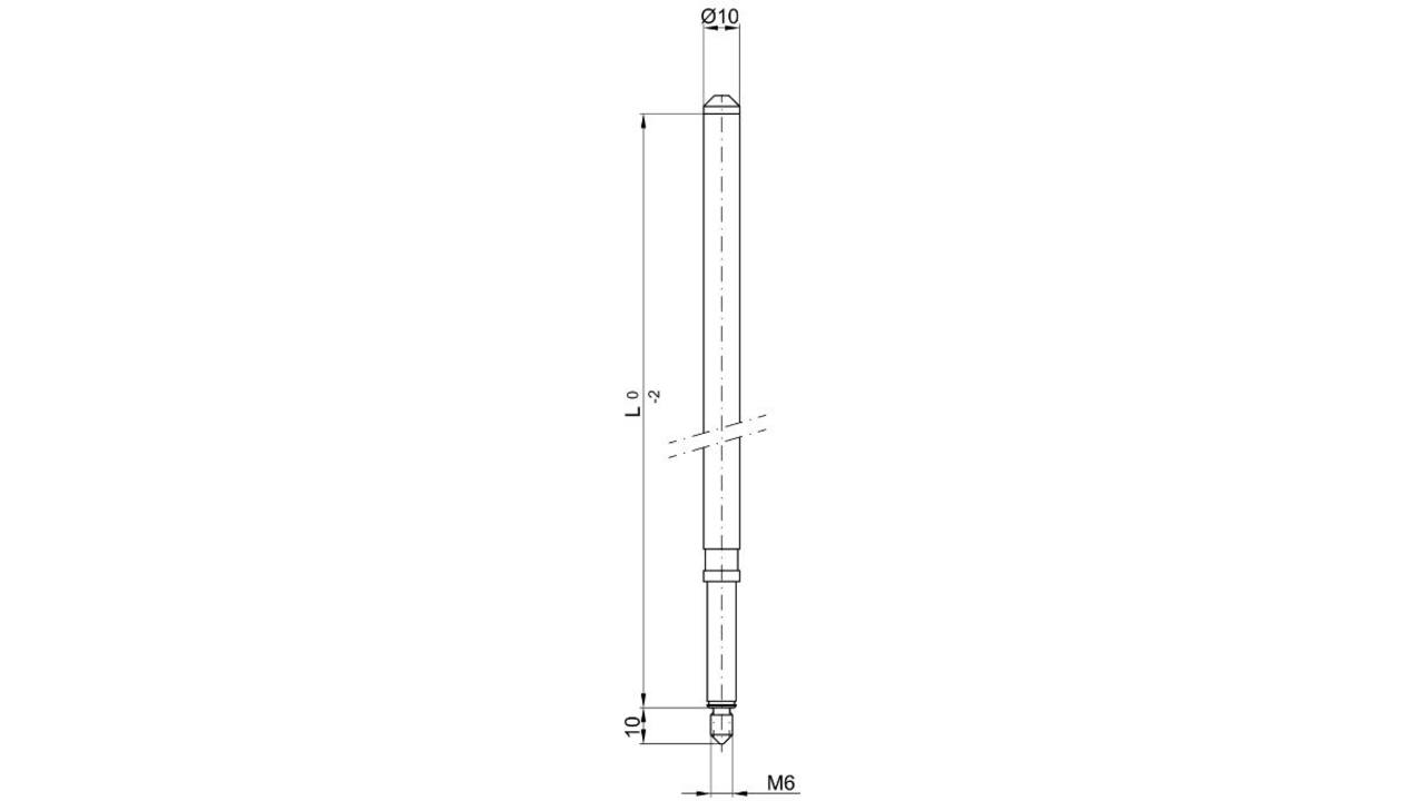 Espagn.bovenstang 1487x10mm m 6 buis
