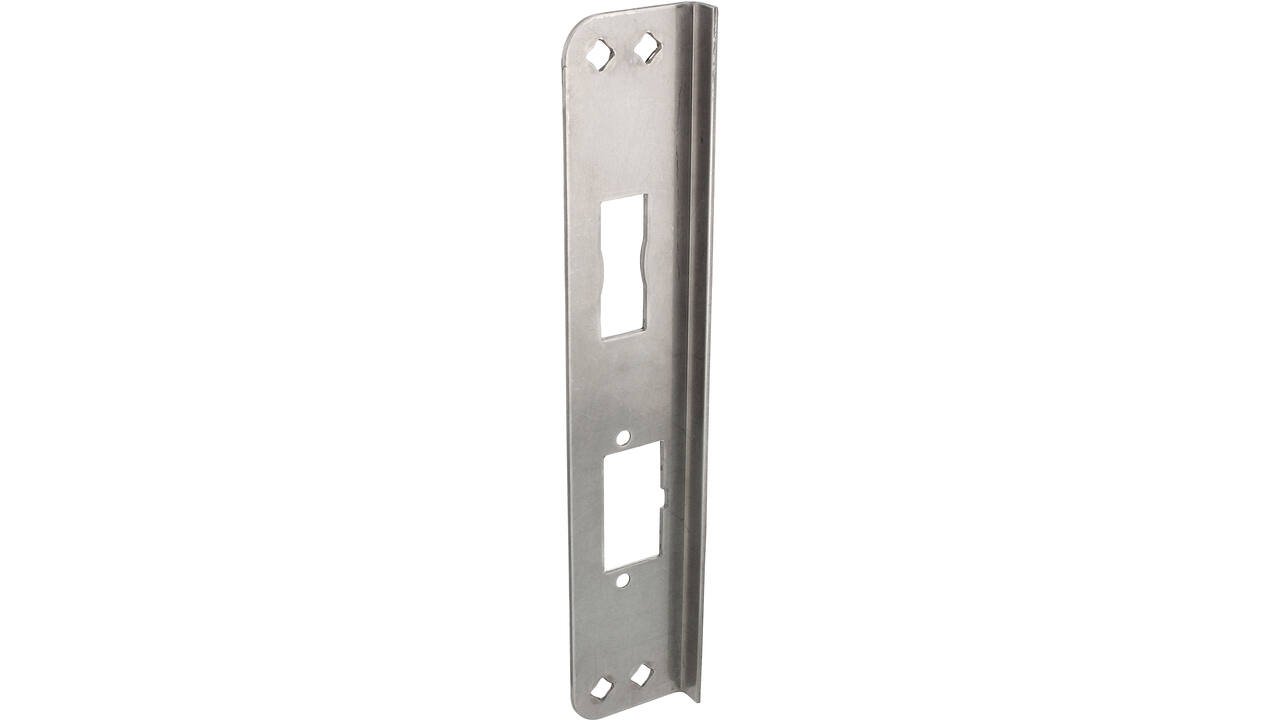 Hoeksluitplaat slot SL-4742 m/sparing EO voor electro-opener op onderste schoot.