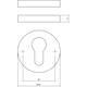 Cilinderrozetten verdekt ø50x8mm chroom