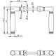Deurkruk Ton 222 chroom mat/ebbenhout