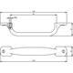Meubelgreep kort 96/138mm chroom mat