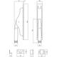 Set pomp-espagnolet Ton 222 inclusief stangenset 2x 1250mm nikkel/ebbenhout