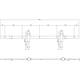Schuifdeursysteem 2x1 meter met hangrollen pijlvorm 290mm zwart