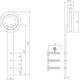 Set van 2 rollers open wiel 255mm tbv schuifdeursysteem 450123 inclusief bevestiging zwart