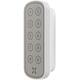 Black X xPad ovaal 100x42mm wit