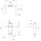 Deurkruk Jura basic op schild ovaal 185x41mm blind rvs