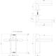 Deurkruk Jura basic op schild verdekt ovaal 170x40mm blind rvs