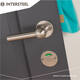 WC-sluiting Ø51x2mm met stift 8x8mm rvs