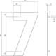 Huisnummer 7 XL 300mm rvs
