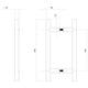 Deurgrepen T-vorm 800x80x30mm hart op hart 600mm rvs