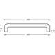 Deurgreep U-vorm 220x65x20mm hart op hart 200mm rvs