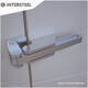 SKG kierstandhouder 480050 Curve naar binnendraaiend rvs