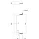Meubelgreep rechthoek 25x13 192mm rvs