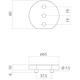 Verhogingsschijf 10mm tbv deurstop 0035.442100
