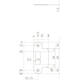 Sluitplaat 94x25/44x1,5mm tbv dagschoot, afgerond met korte lip, rvs