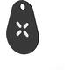Black X NFC tags zwart set van 4 stuks
