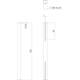 Stift beide zijden zaagsnede 8x120mm