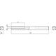 Stift beide zijden hol FH 9x100mm