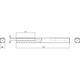 Stift beide zijden hol FH 9x150mm