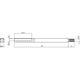 Wisselstift schroefdraad M6/hol 8x90mm