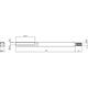 Wisselstift schroefdraad M6/hol 8x70mm
