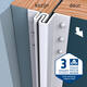 SecuStrip Basic buitendraaiend 4-6mm 2115mm wit