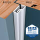 SecuStrip Plus binnendraaiend 2050mm wit