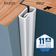 SecuStrip Plus binnendraaiend 2300mm wit