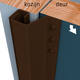SecuStrip Plus buitendraaiend 0-6mm 2115mm bruin