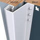SecuStrip Plus buitendraaiend 21-27mm 2115mm wit