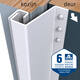 SecuStrip Plus buitendraaiend 21-27mm 2115mm wit