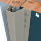 SecuStrip Plus buitendraaiend 0-6mm 2300mm Epoxy primer